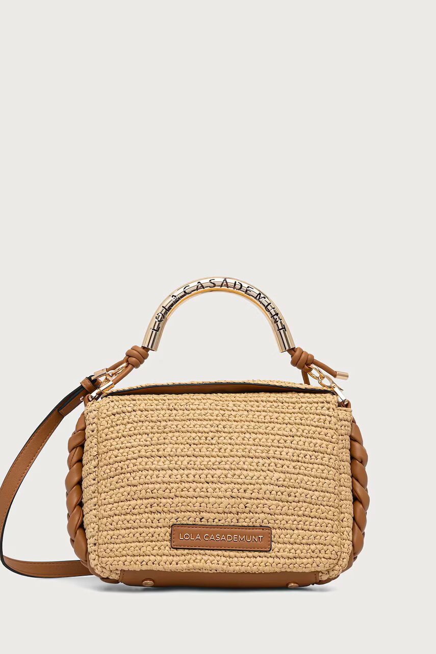 LOLA CASADEMUNT geantă crossbody pentru femei împletită