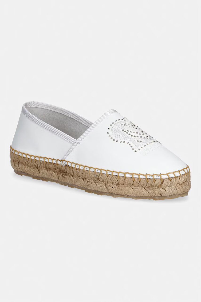Love Moschino espadrile pentru femei din piele