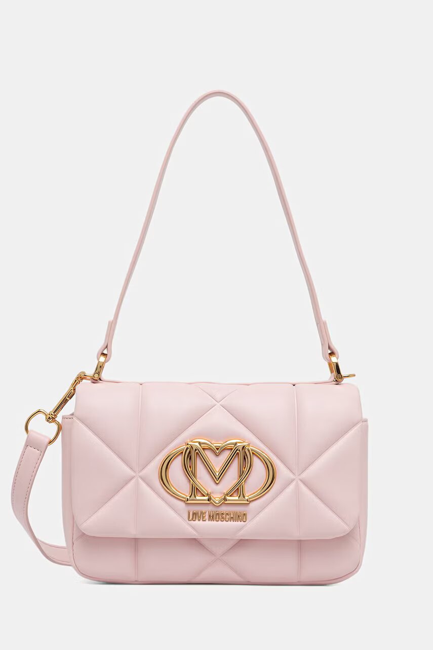 Love Moschino geantă crossbody pentru femei cu imitație de piele