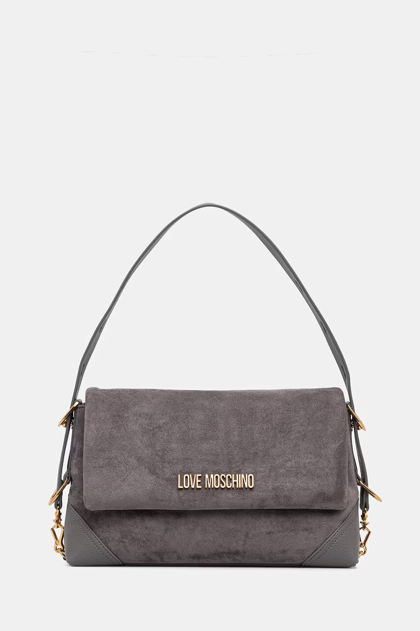 Love Moschino geantă pentru femei cu imitație de piele întoarsă