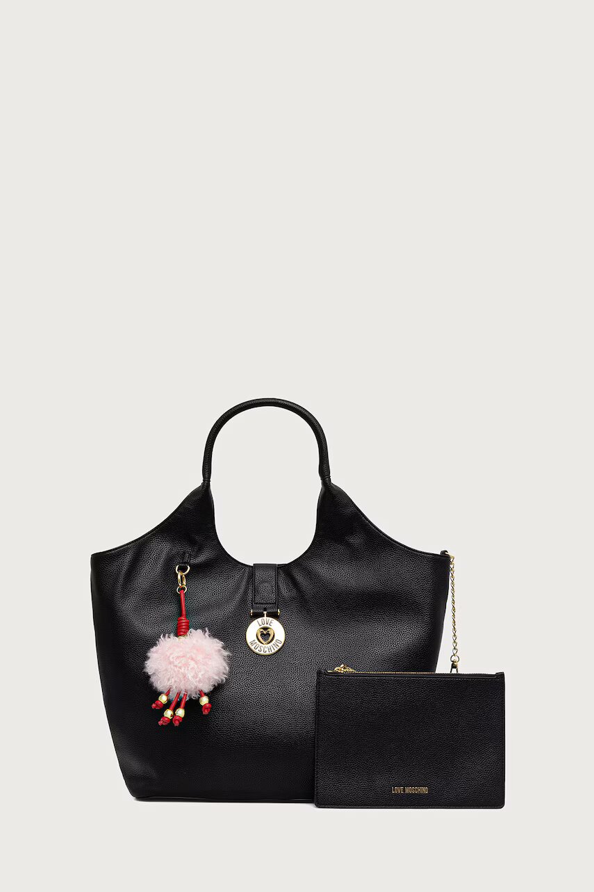 Love Moschino geantă shopper pentru femei cu imitație de piele