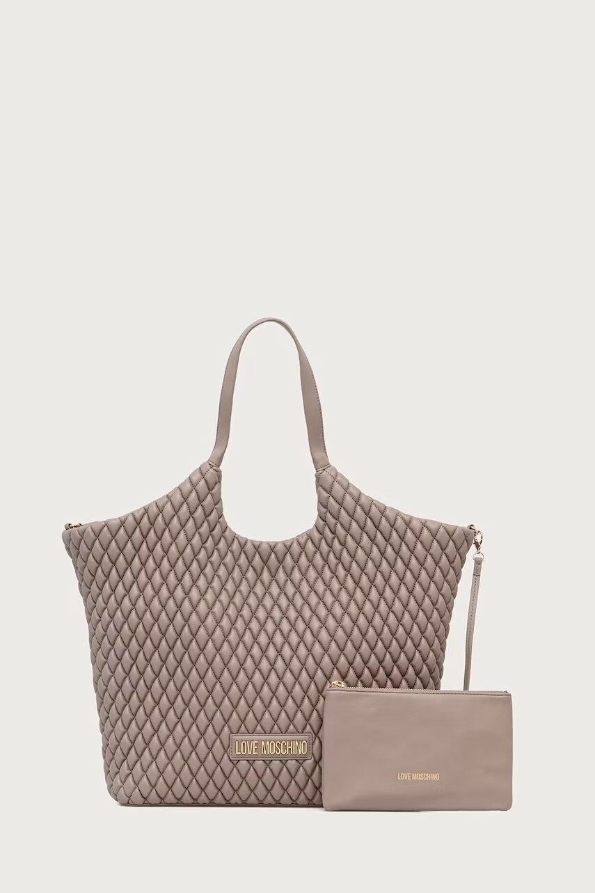 Love Moschino geantă shopper pentru femei cu imitație de piele
