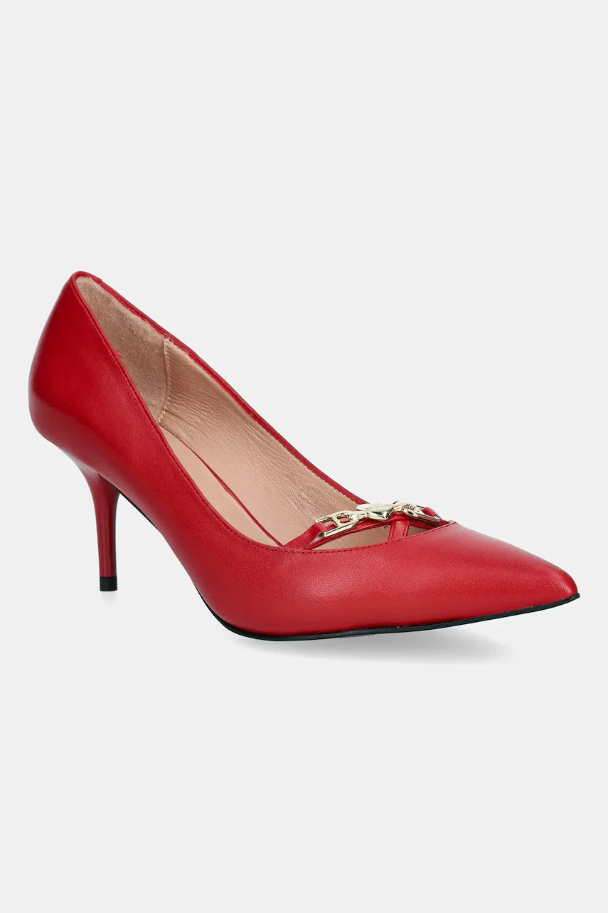 Love Moschino stilettos de piele