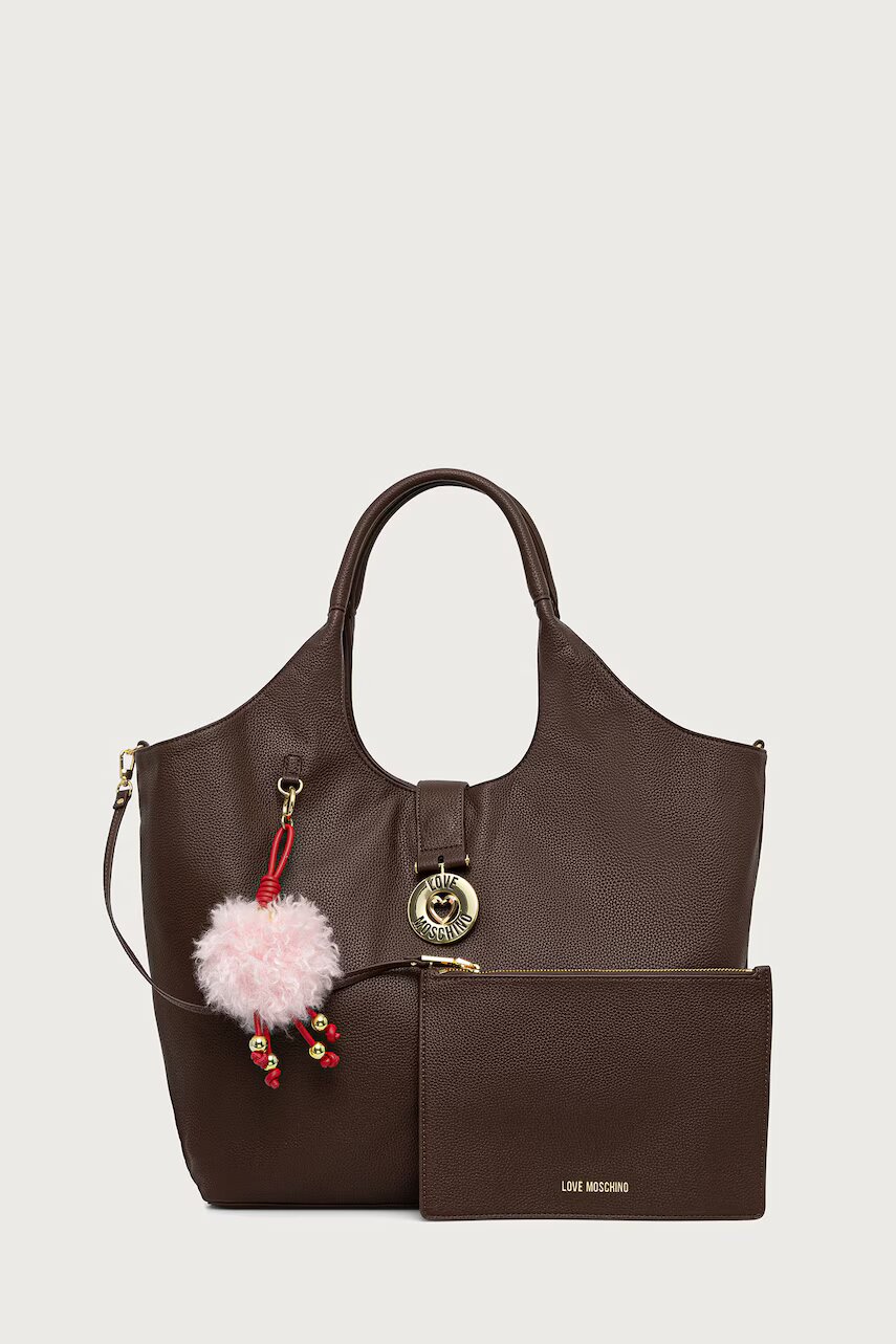 Love Moschino tote bag pentru femei cu imitație de piele