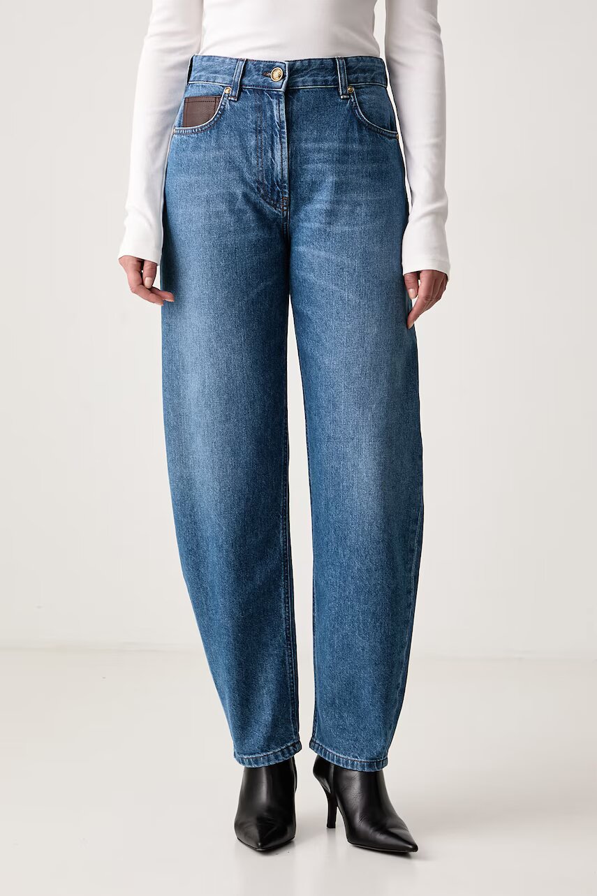 Luisa Spagnoli blugi relaxed fit pentru femei Onega