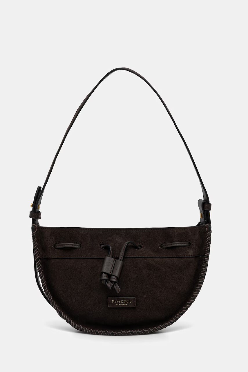 Marc O'Polo geantă crossbody pentru femei din piele întoarsă