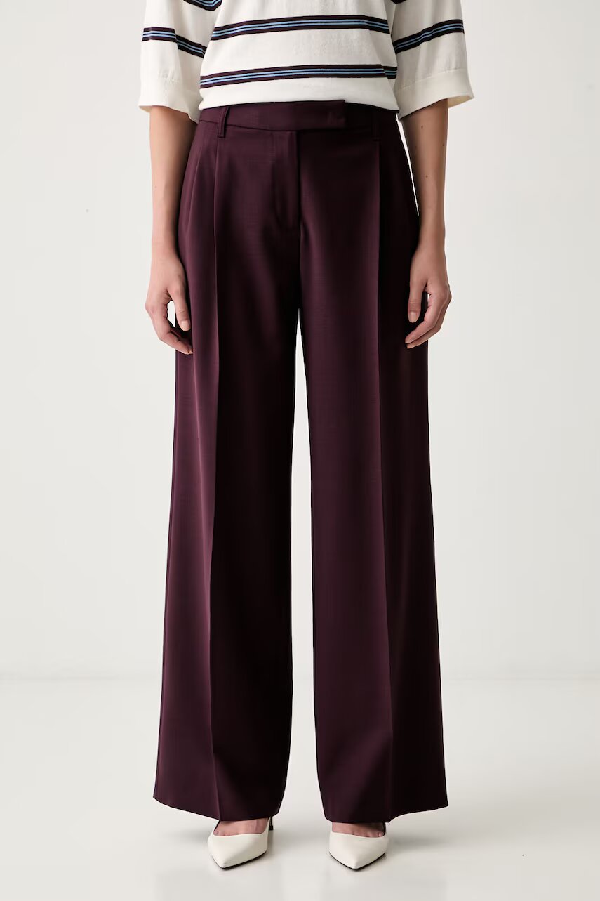 Marc O'Polo pantaloni pentru femei cu amestec de lână