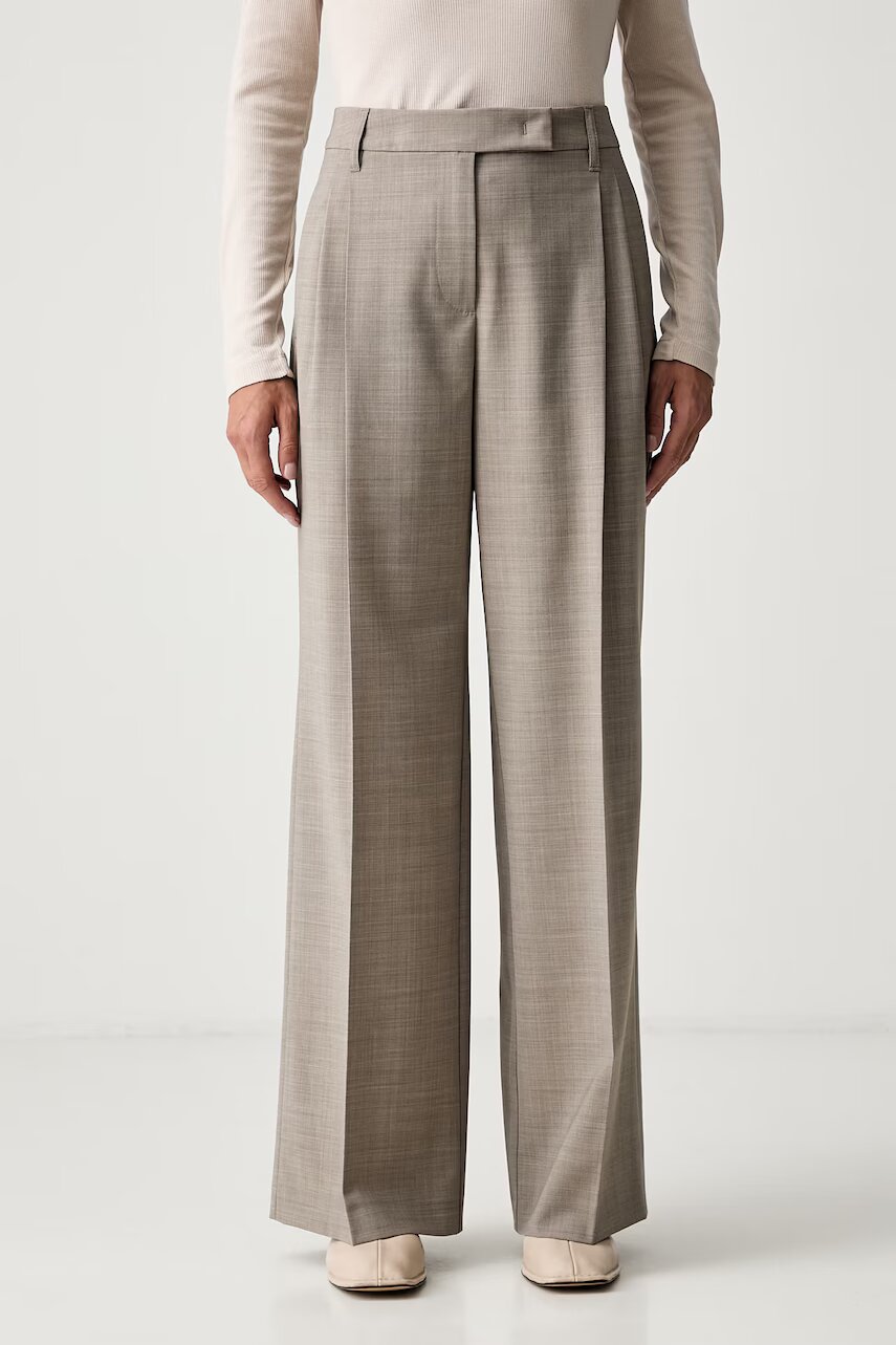 Marc O'Polo pantaloni pentru femei cu amestec de lână