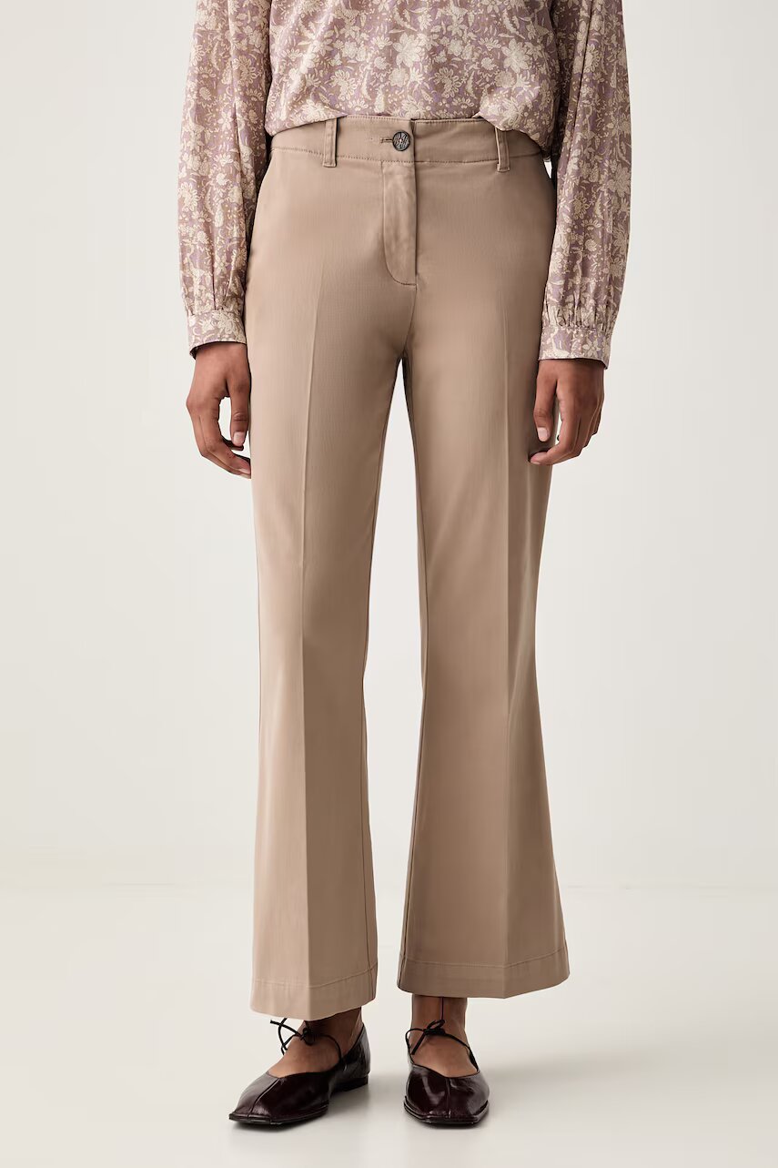 Marc O'Polo pantaloni pentru femei din bumbac cu elastan