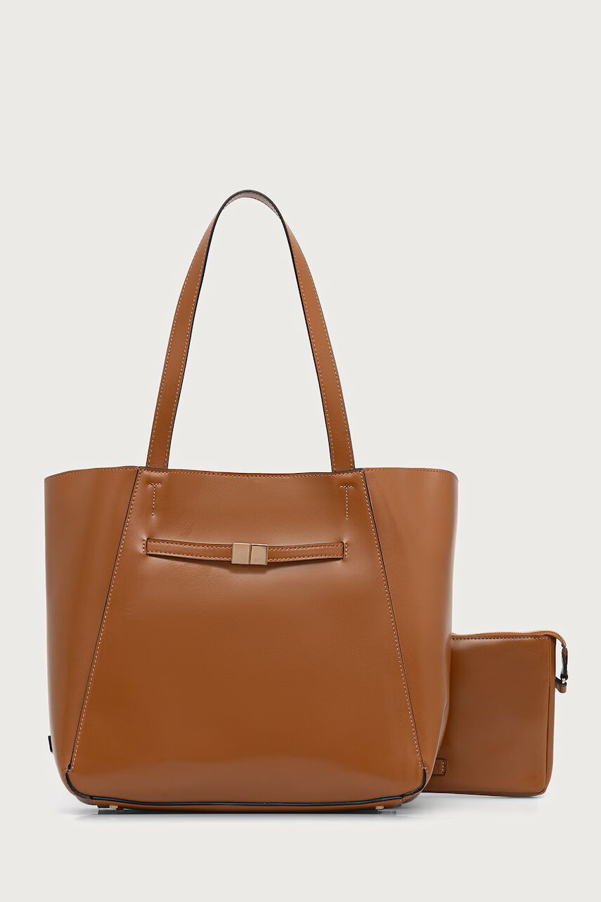 Marc O'Polo tote bag pentru femei din piele