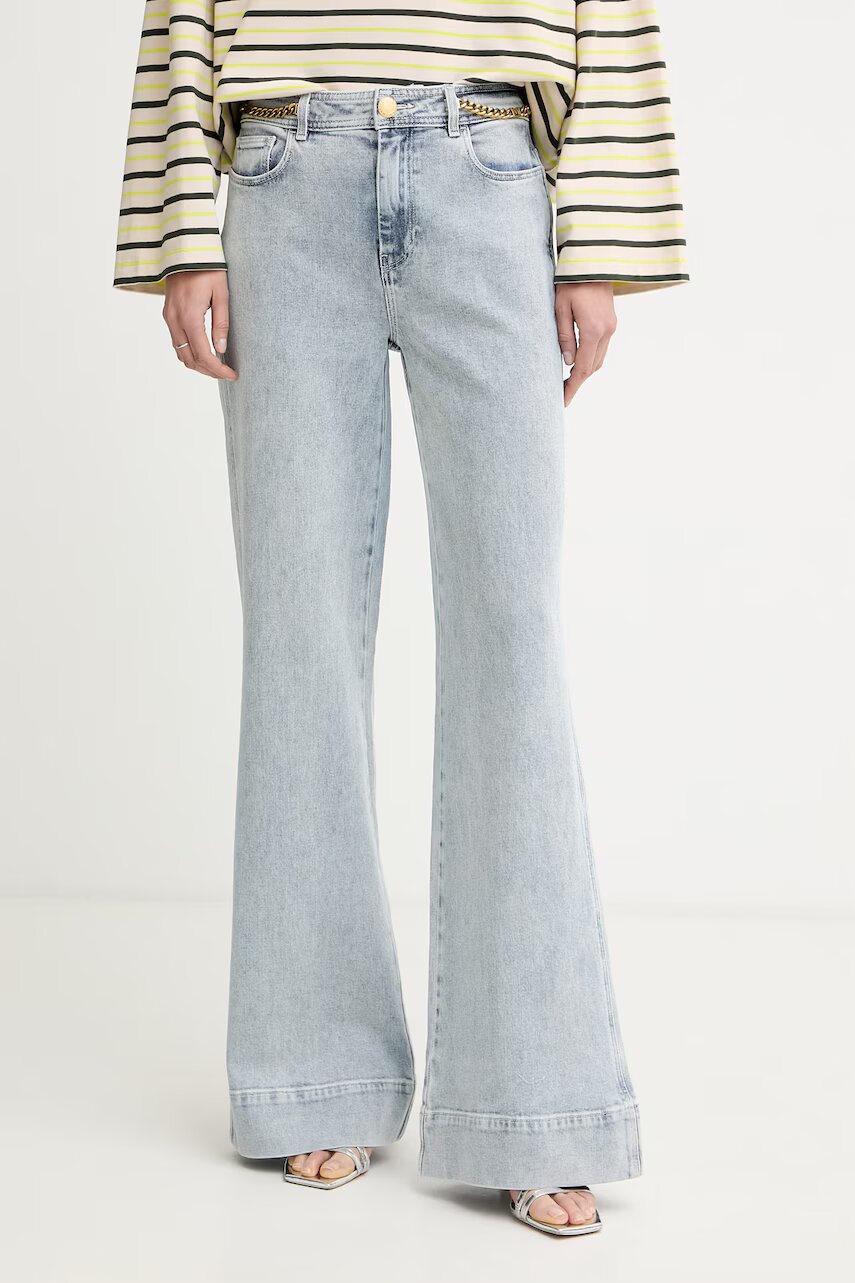 MARCIANO by GUESS blugi wide leg pentru femei ALYSSA