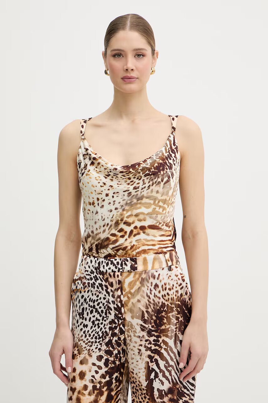 MARCIANO by GUESS bluză cu bretele pentru femei cu vâscoză GWENDA