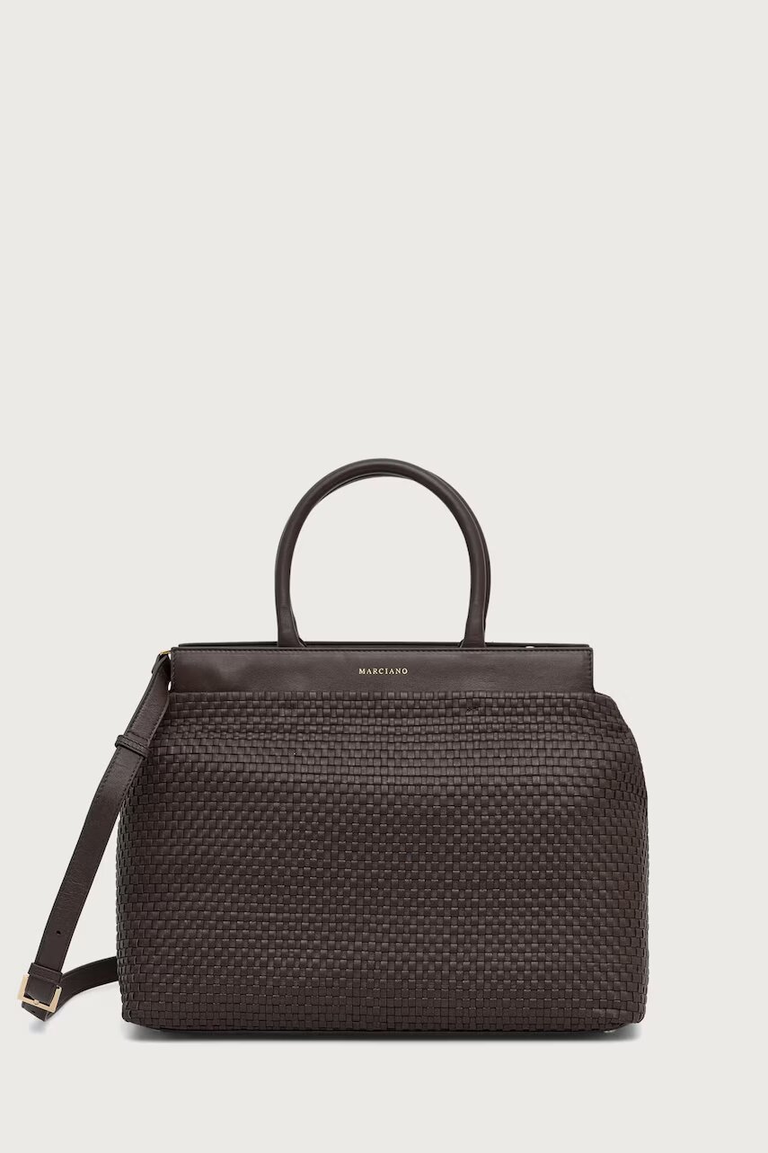 MARCIANO by GUESS geantă shopper pentru femei din piele YULIA