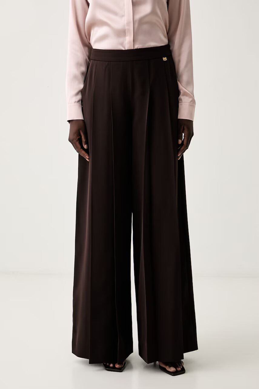 MARCIANO by GUESS pantaloni wide leg pentru femei KAMILA