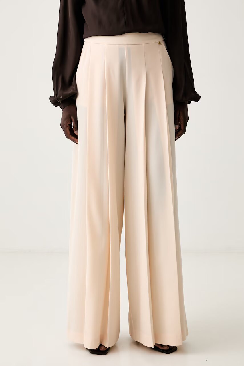 MARCIANO by GUESS pantaloni wide leg pentru femei KAMILA