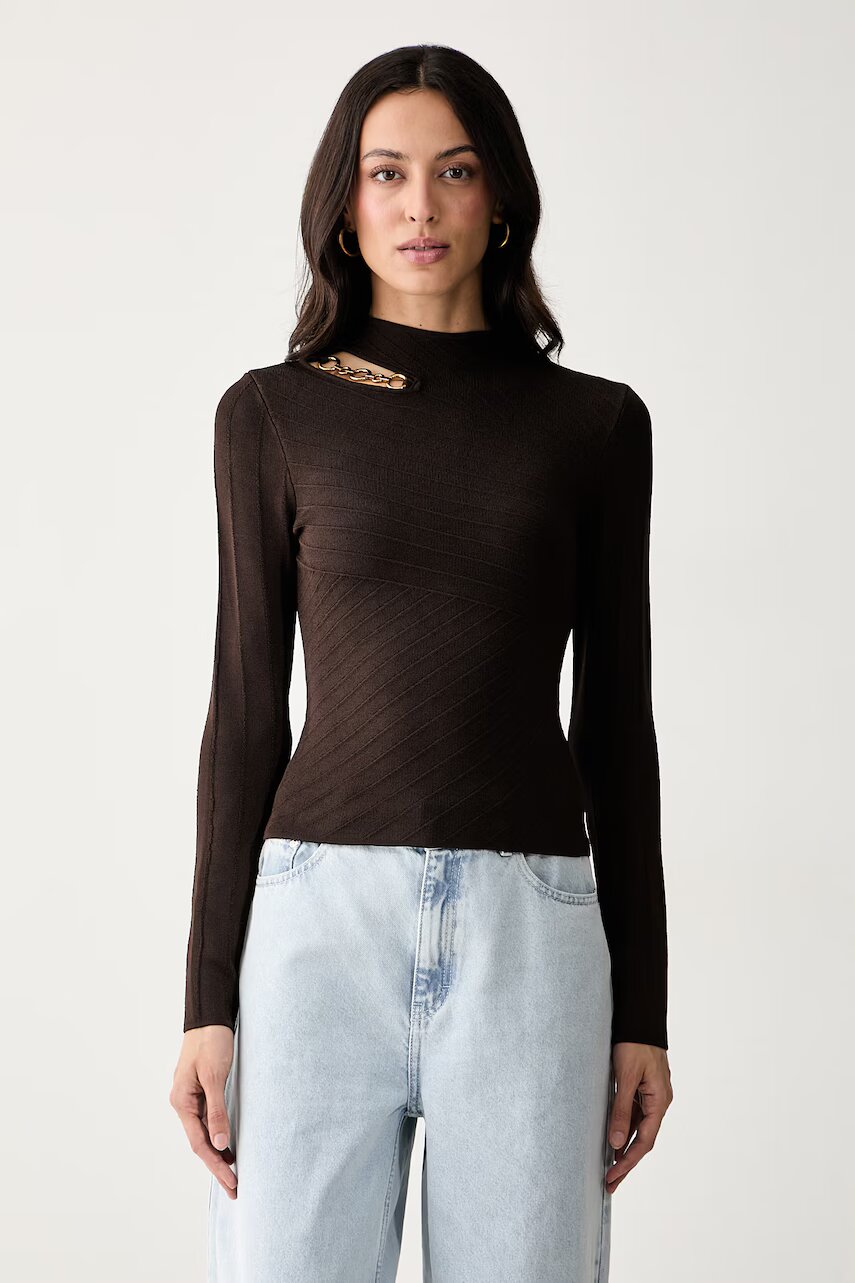 MARCIANO by GUESS pulover pentru femei cu vâscoză KAEDA