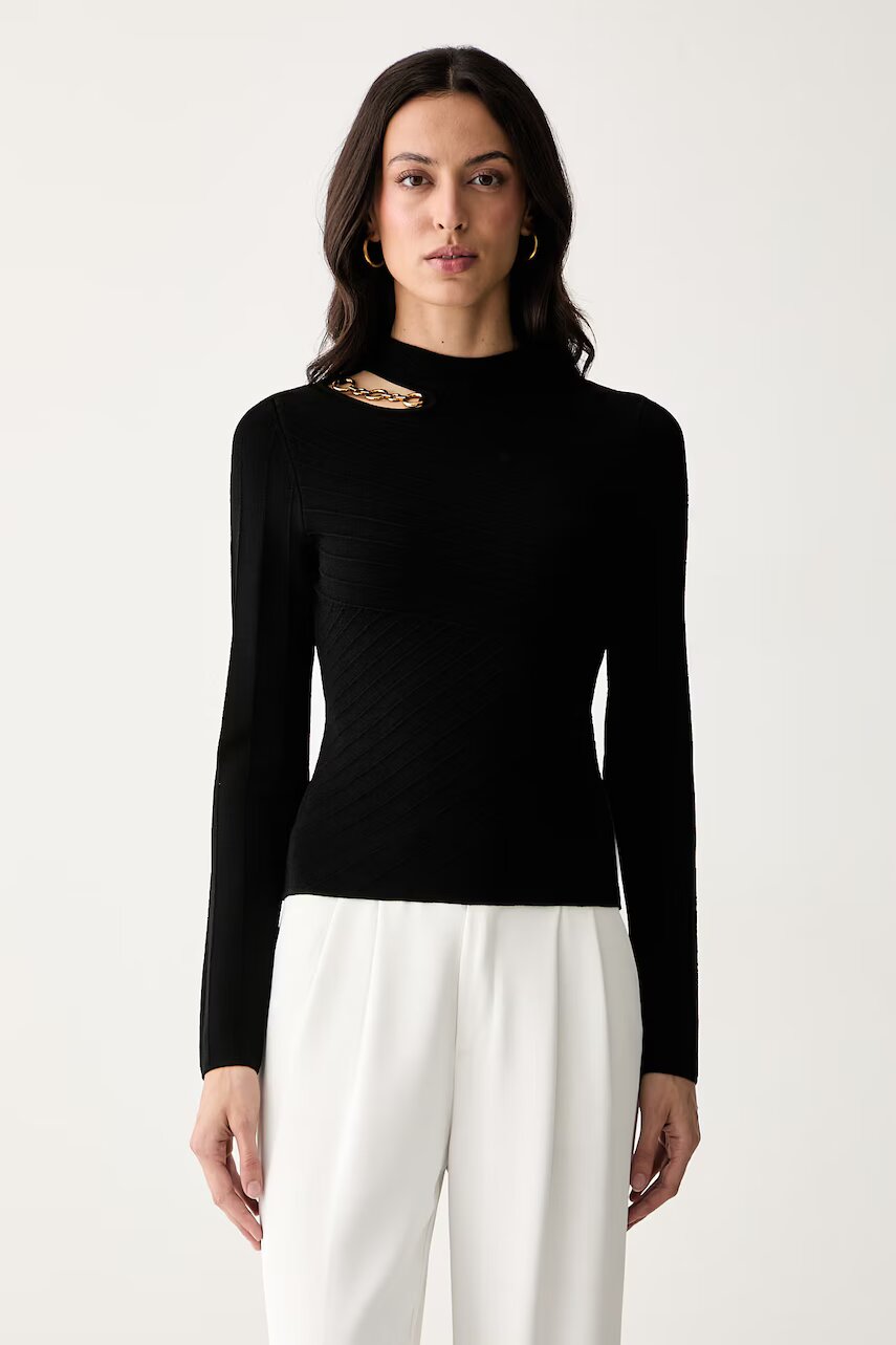 MARCIANO by GUESS pulover pentru femei cu vâscoză KAEDA