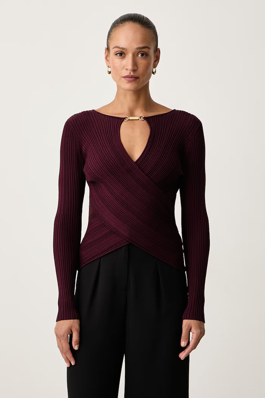 MARCIANO by GUESS pulover pentru femei cu vâscoză LIMA