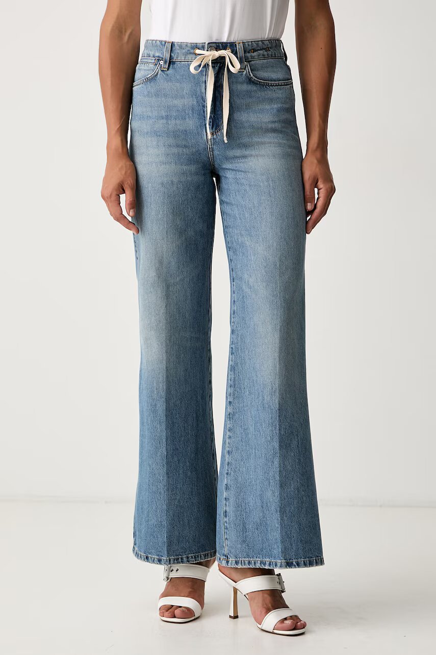 Marella blugi wide leg pentru femei MLSWLEG
