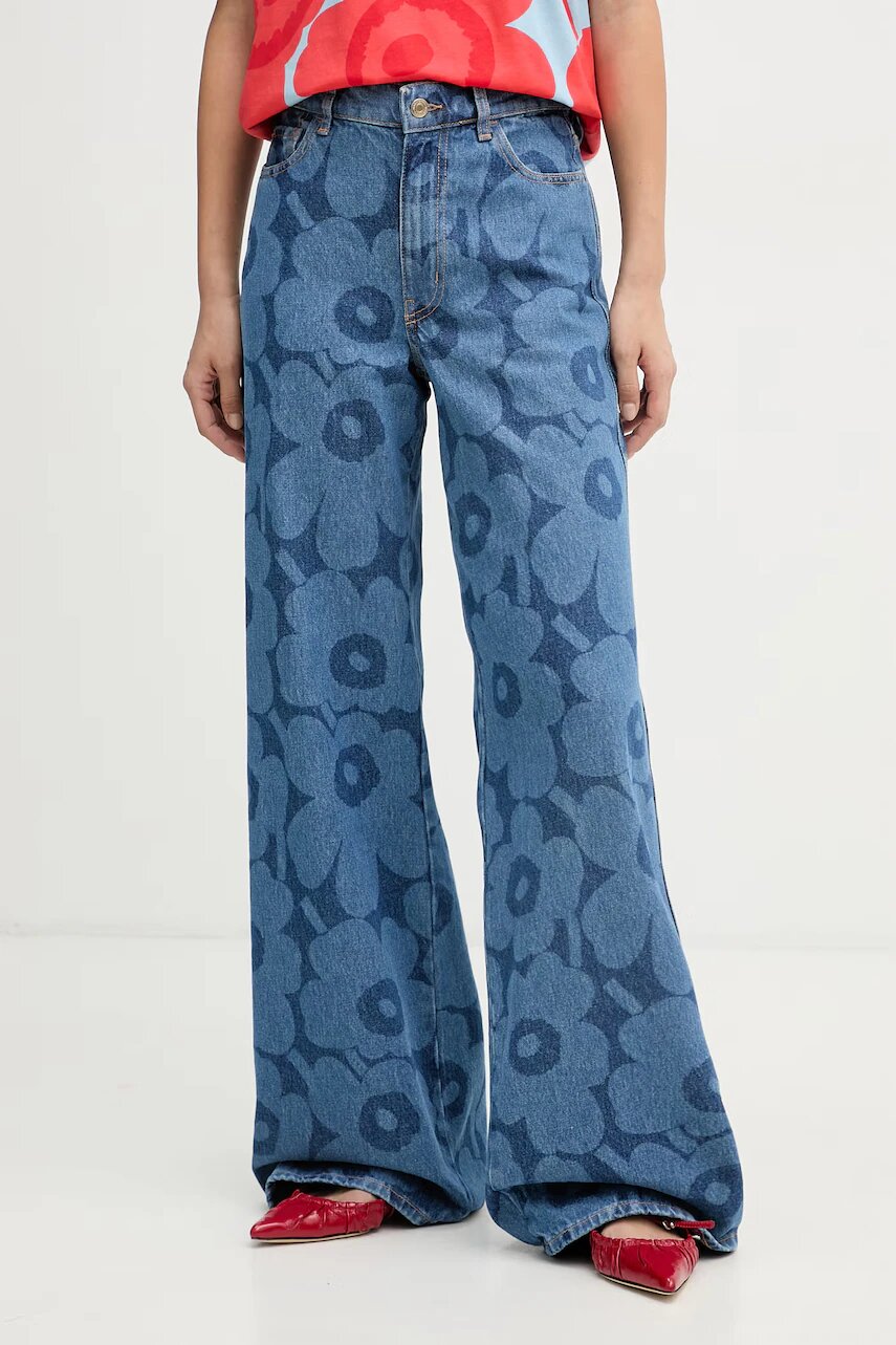 Marimekko blugi wide leg pentru femei