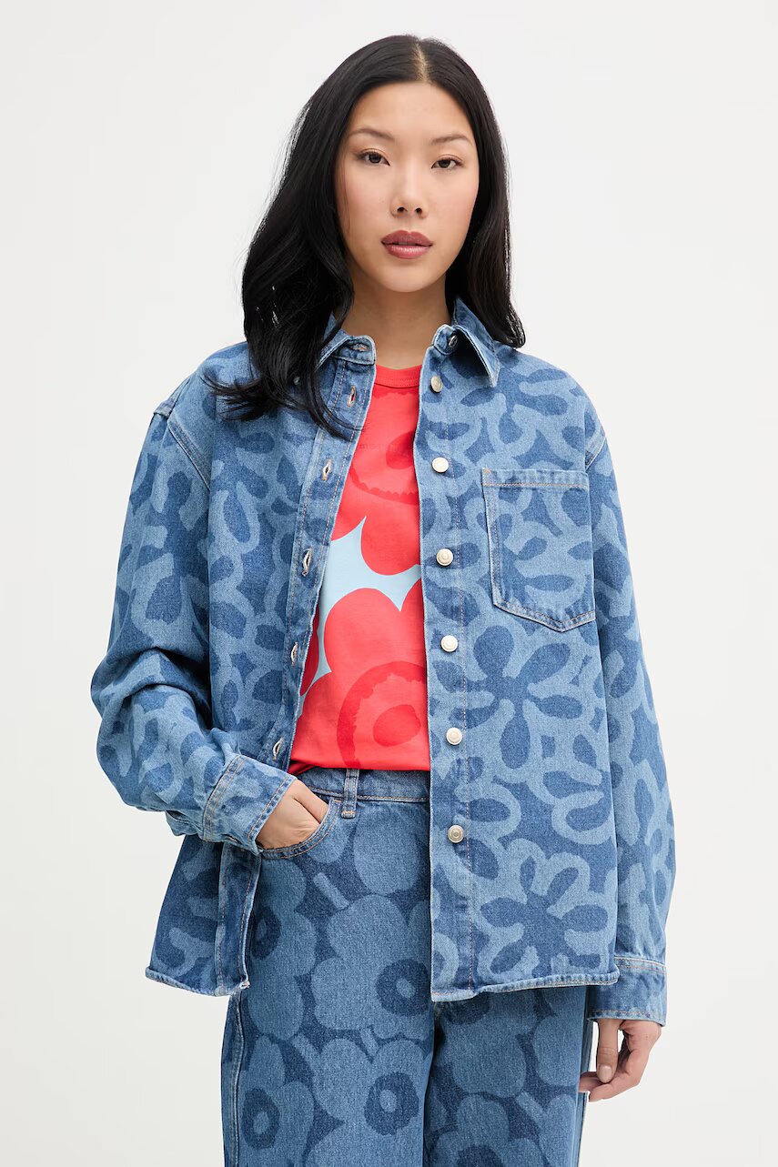 Marimekko cămașă pentru femei din bumbac