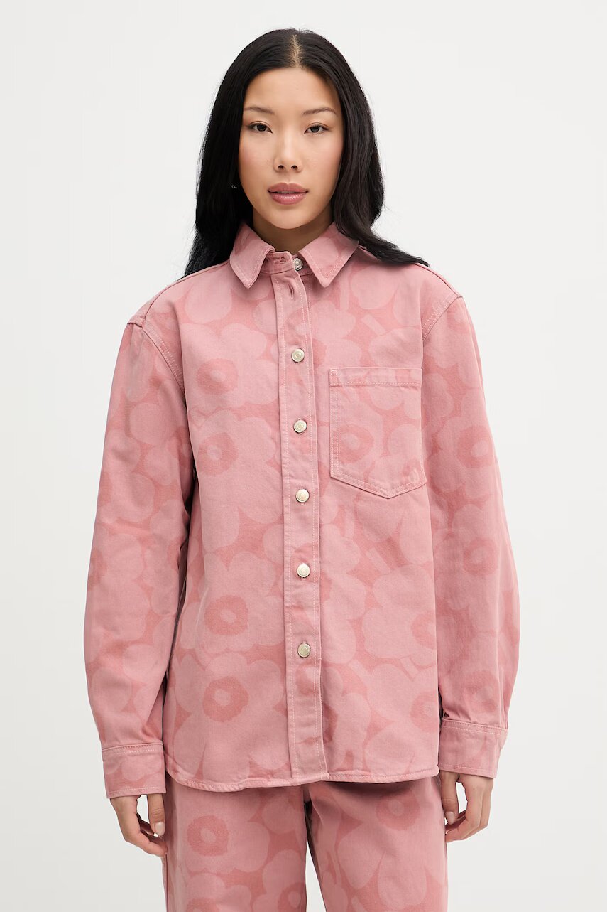 Marimekko cămașă pentru femei din denim