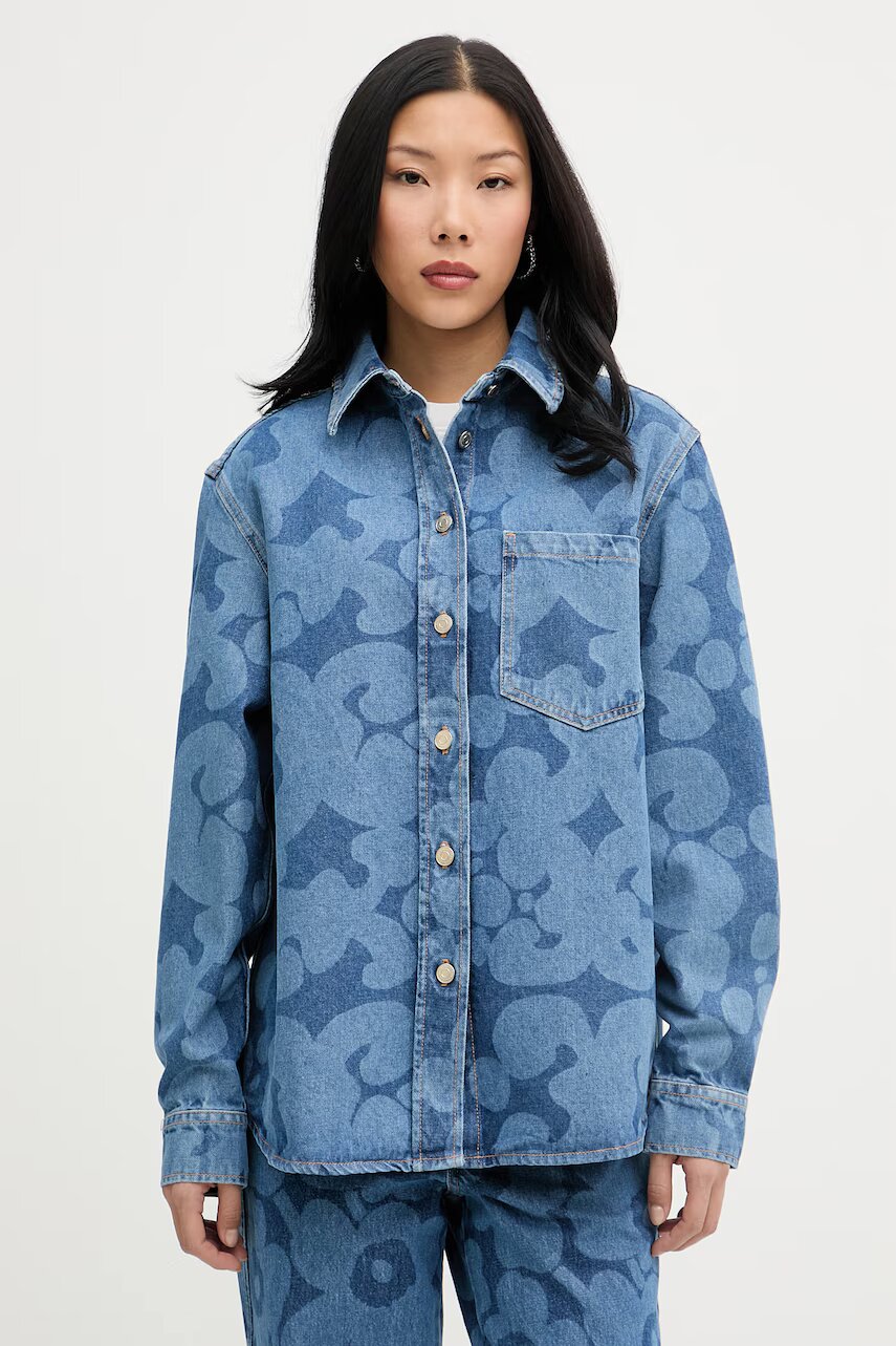 Marimekko cămașă pentru femei din denim