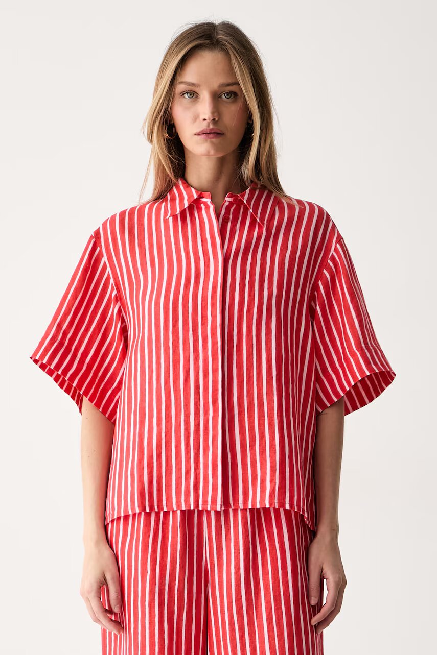 Marimekko cămașă pentru femei din in