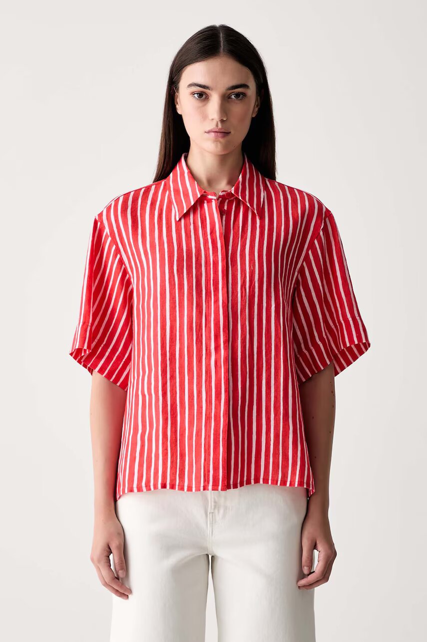 Marimekko cămașă pentru femei din in