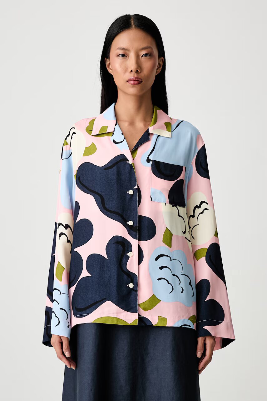 Marimekko cămașă pentru femei din vâscoză