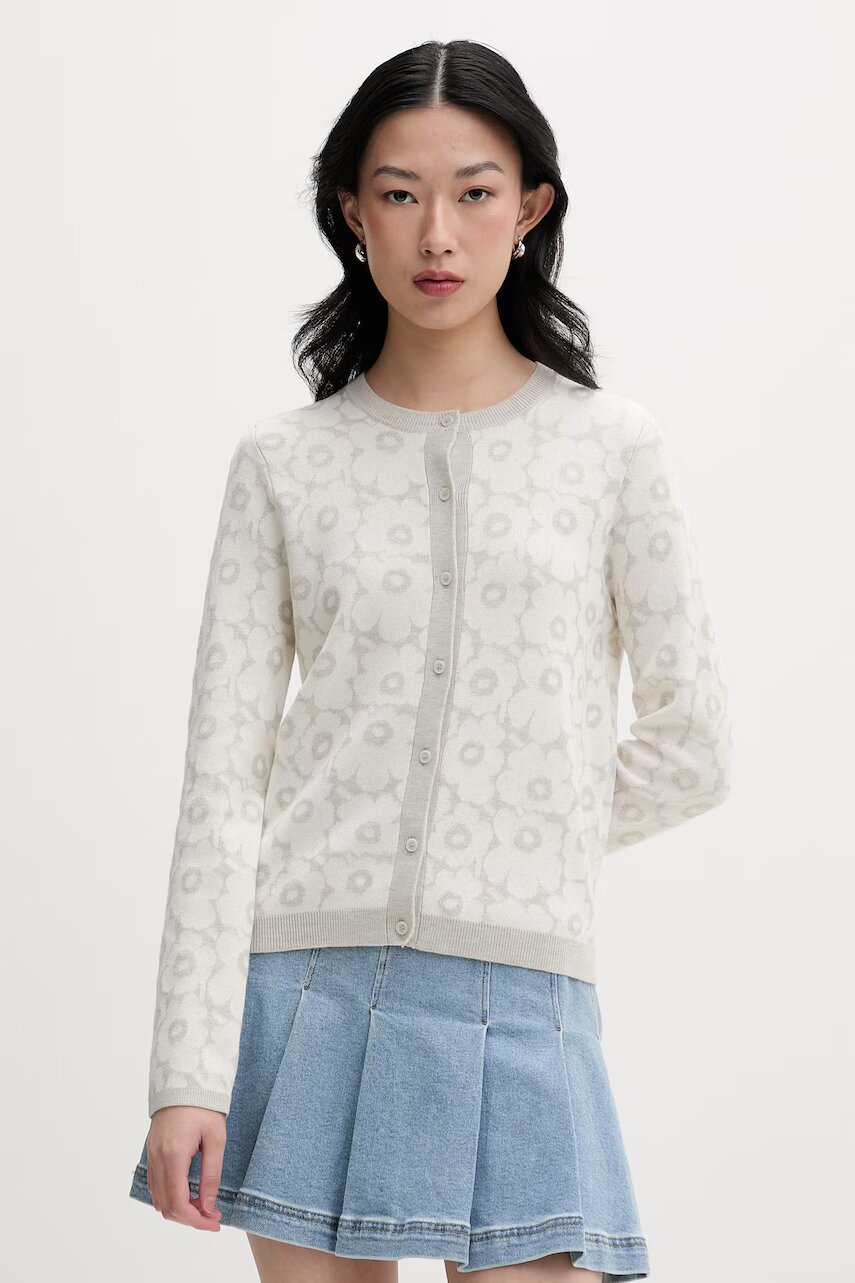 Marimekko cardigan pentru femei cu amestec de lână