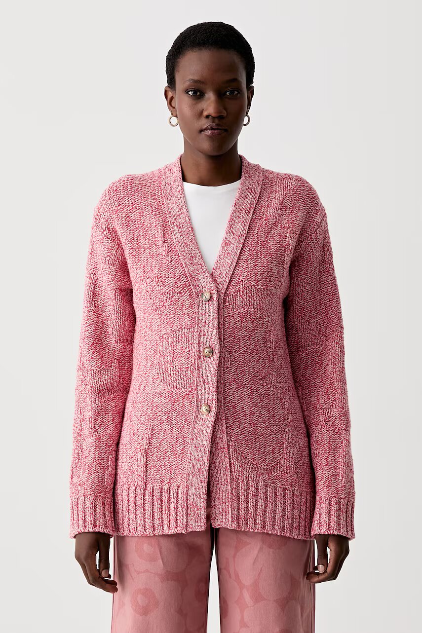 Marimekko cardigan pentru femei din lână