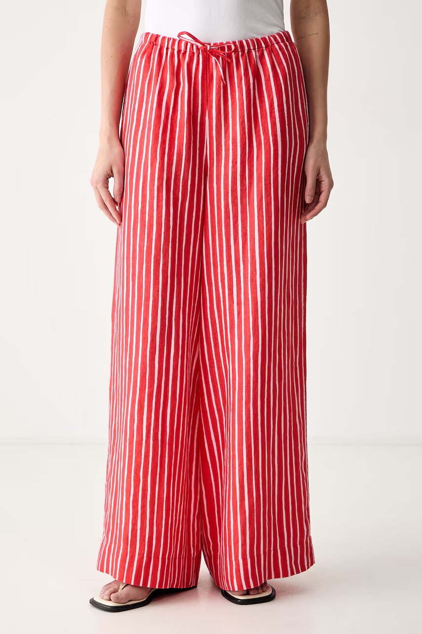 Marimekko pantaloni pentru femei din in