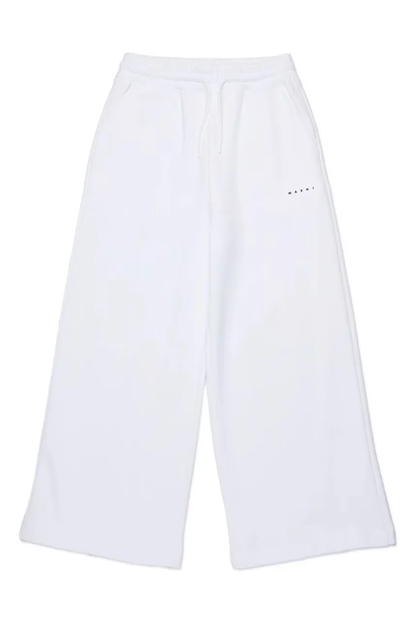 Marni pantaloni de trening din bumbac pentru copii MP190F TROUSERS