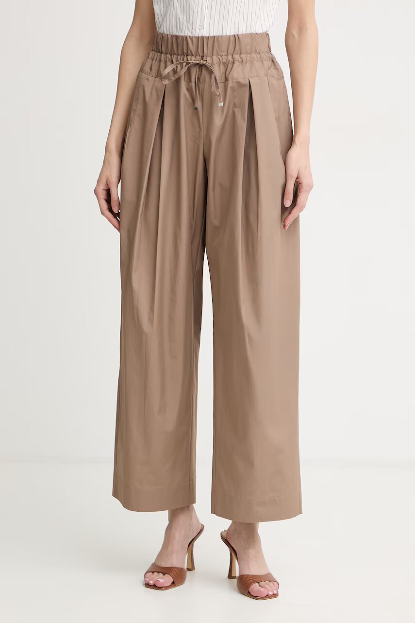 MAX&Co. pantaloni pentru femei din bumbac MCOOTTO