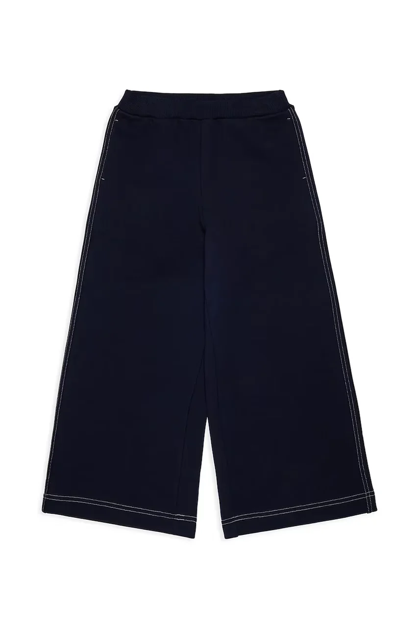 Max&Co pantaloni wide leg pentru copii din bumbac MAXP42F TROUSERS