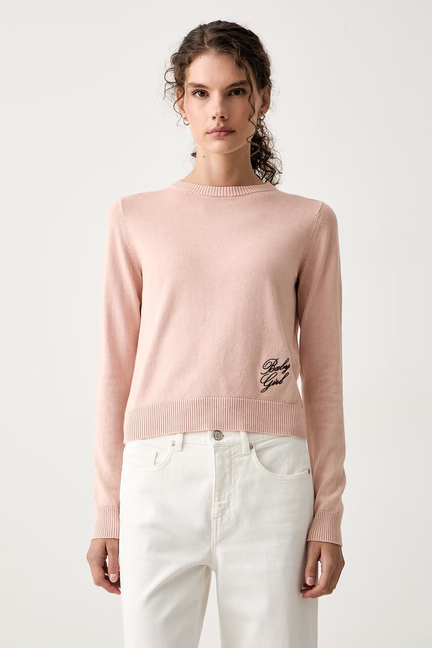 Max&Co pulover pentru femei din bumbac COMMA