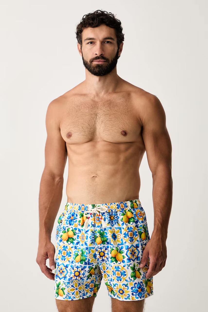 MC2 SAINT BARTH pantaloni scurți de baie bărbați LIGHTING 70