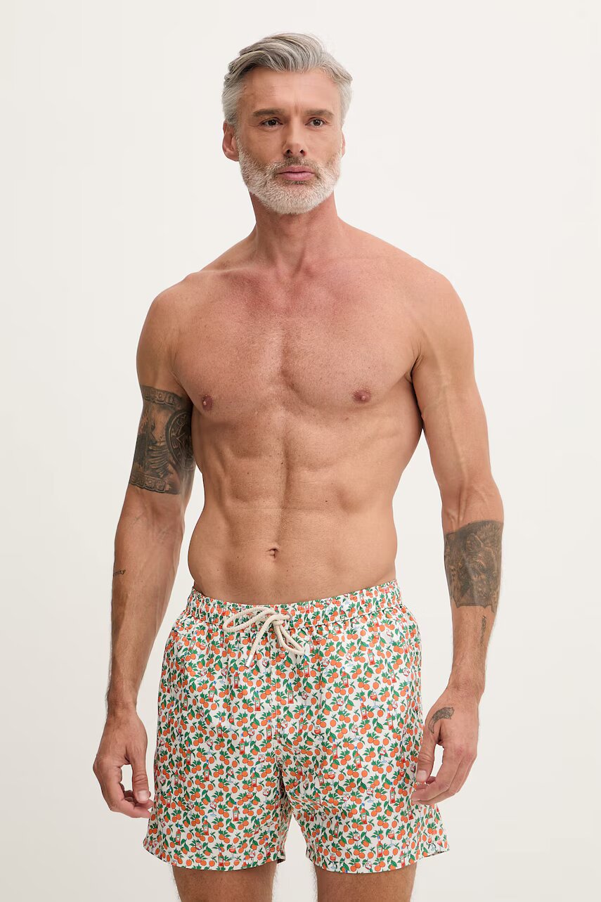 MC2 SAINT BARTH pantaloni scurți de baie pentru bărbați LIGHTING MICRO FANTASY