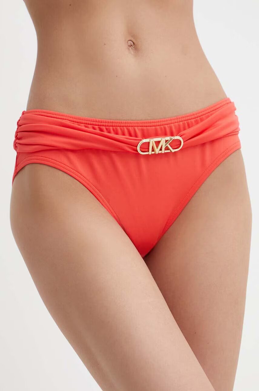 Michael Michael Kors chiloti de baie BELTED BIKINI BOTTOM