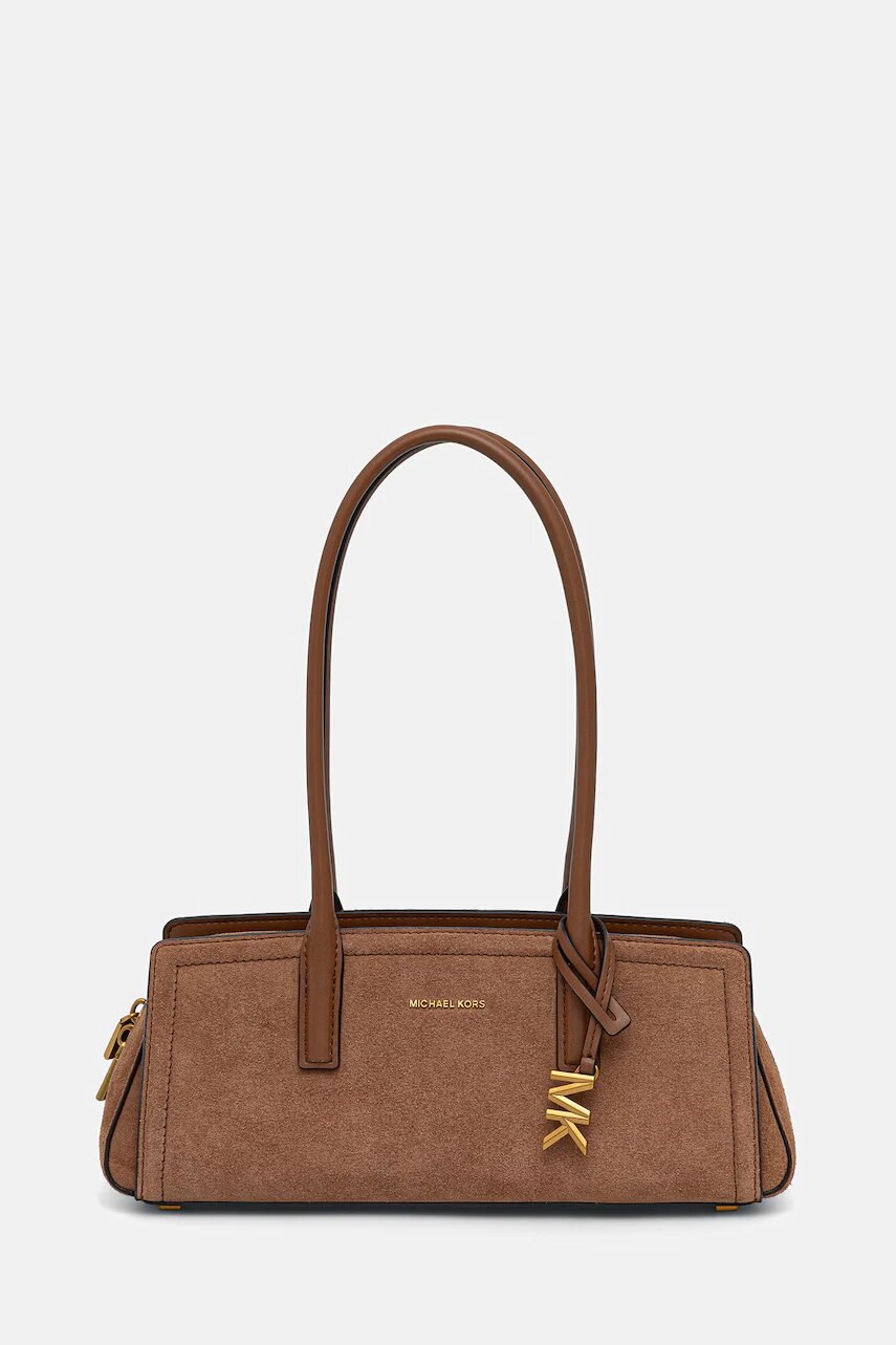 Michael Michael Kors geantă baguette pentru femei din piele întoarsă LAILA
