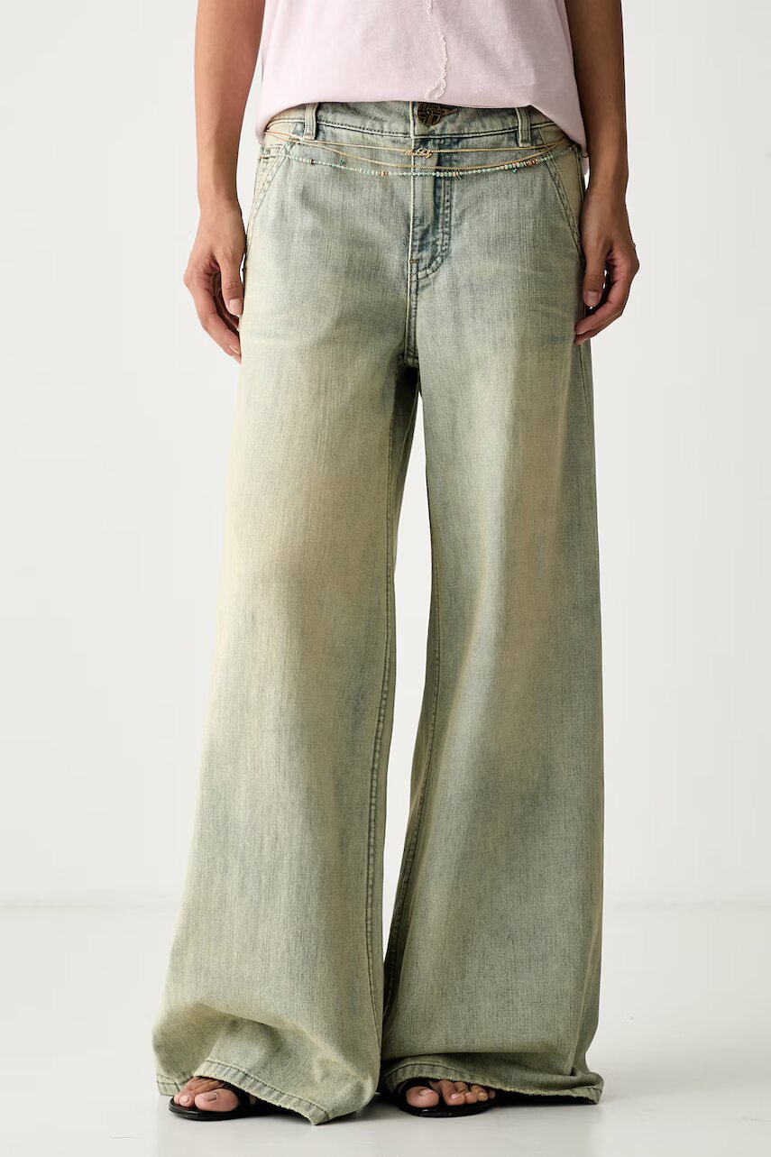 Miss Sixty blugi wide leg pentru femei