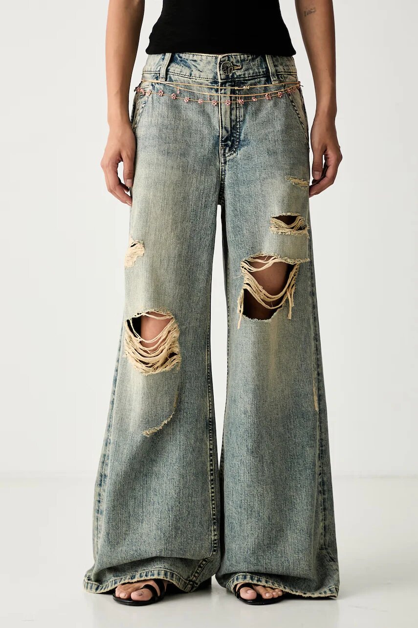 Miss Sixty blugi wide leg pentru femei