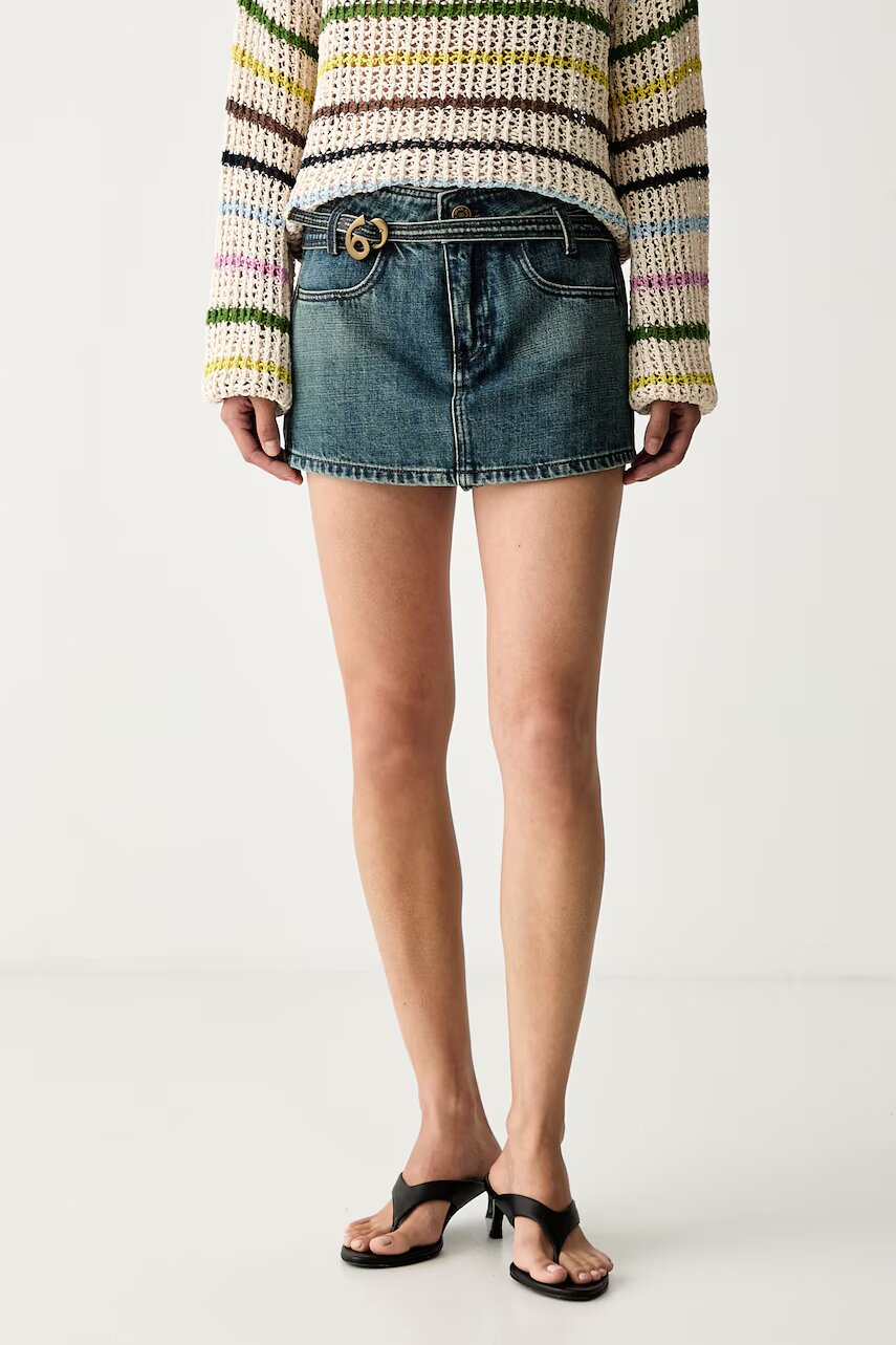 Miss Sixty fustă-pantalon pentru femei din denim