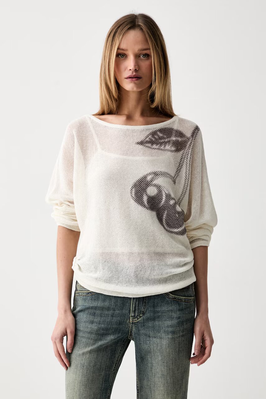 Miss Sixty pulover pentru femei cu in