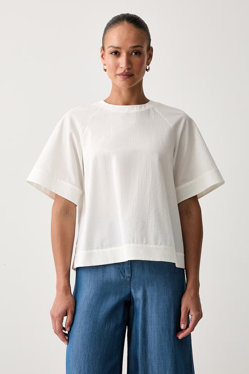MM by Max Mara bluză pentru femei din bumbac RIDENTE