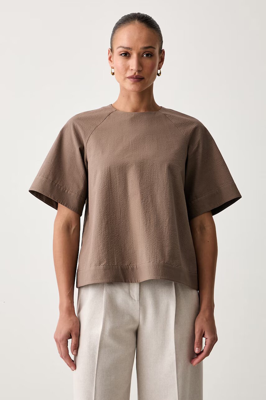 MM by Max Mara bluză pentru femei din bumbac RIDENTE