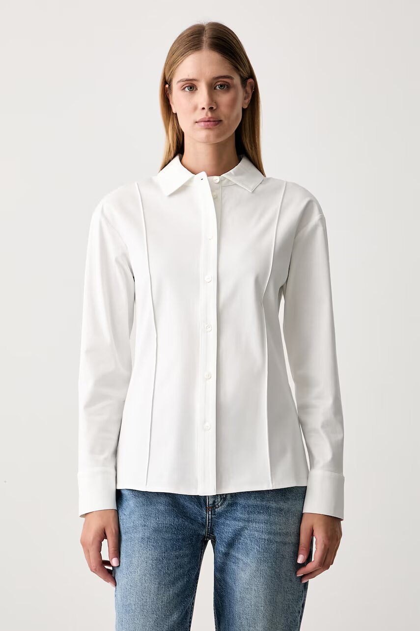 MM by Max Mara cămașă de damă din bumbac MMLBALENIO