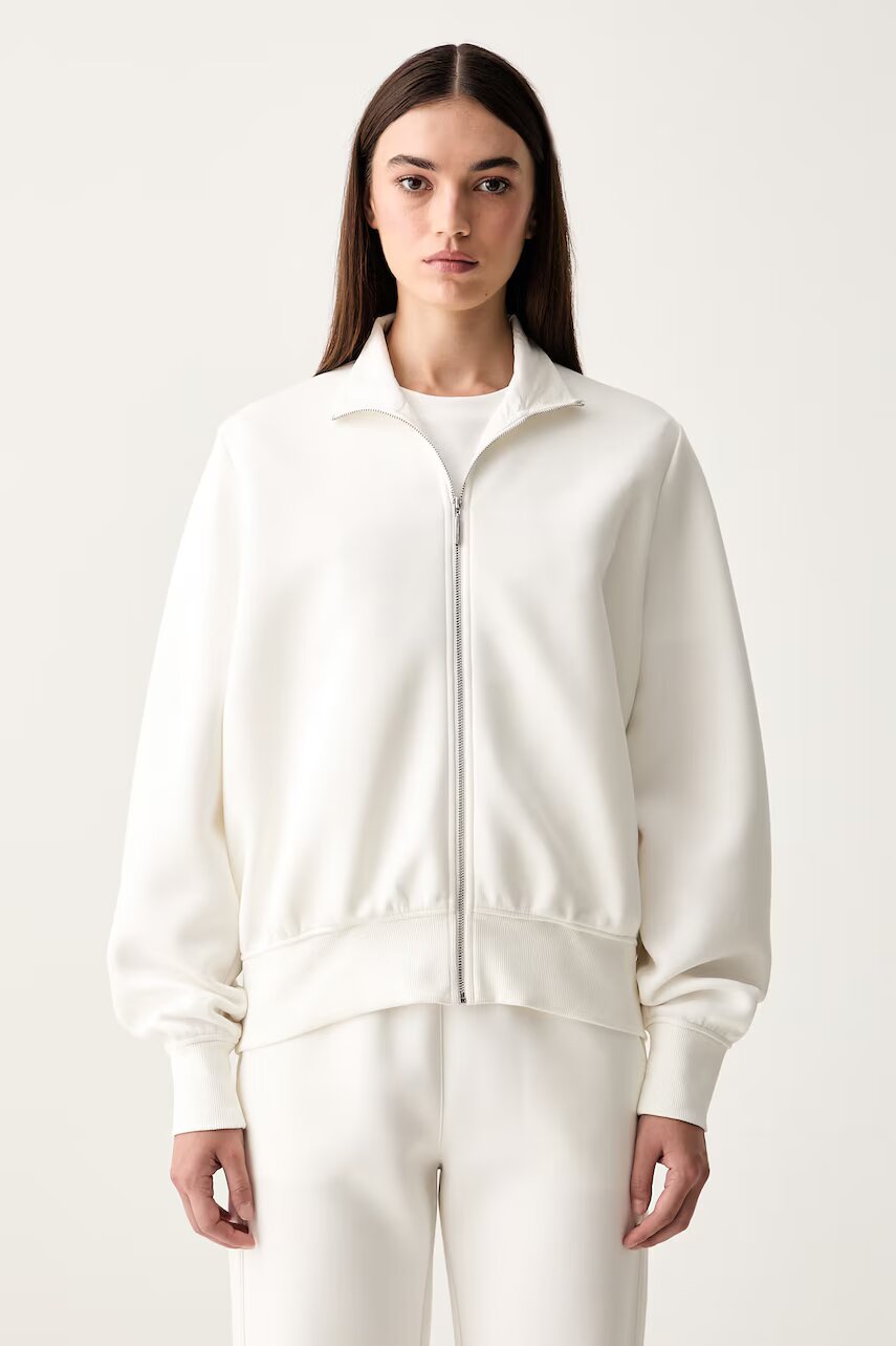 MM by Max Mara hanorac cu fermoar pentru femei cu bumbac MMLVOLUME