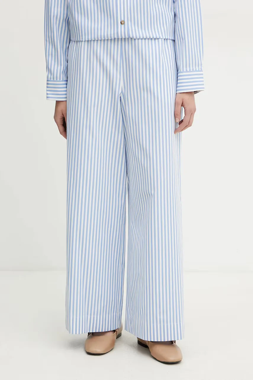 MM by Max Mara pantaloni de bumbac